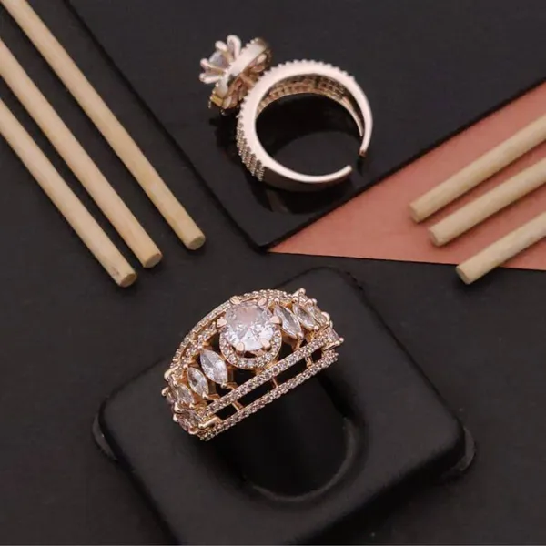 Rose_Gold_Crown_Design_Anti_tarnish_and_Free_Size_Crystal_Ring_,_Rose_Gold_Plated,_Marquise_Cut_Stones,_Princess_Style_For_women