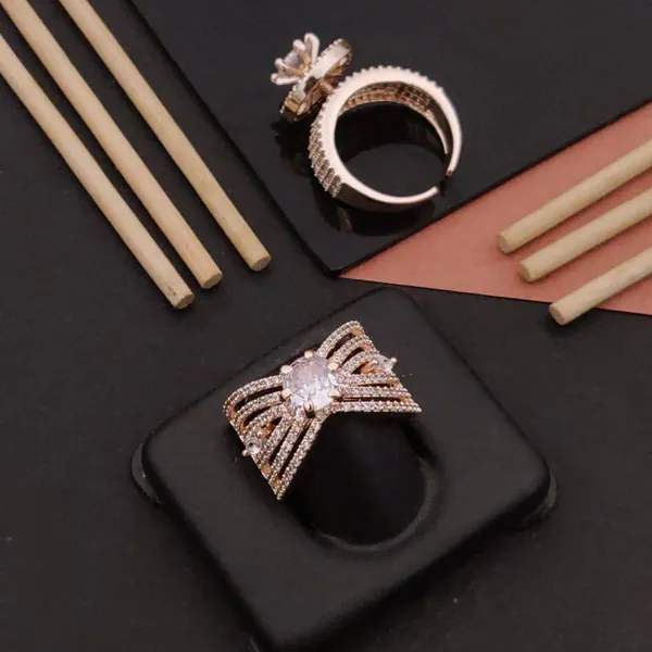 Rose_Gold_Dazzling_Adjustable_Diamond_Ring_Anti-Tarnish_&_Perfect_for_Gifting_For_women