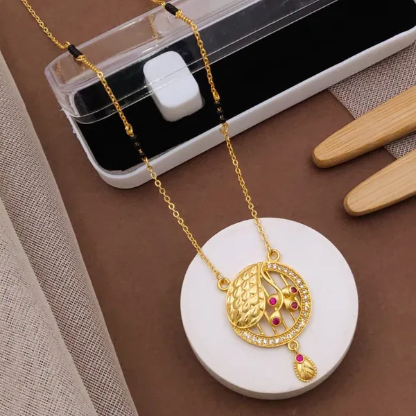 Gold_Micro_Gold_Plated_Delicate_Chain_and_Diamond_Pendant_Set_For_women