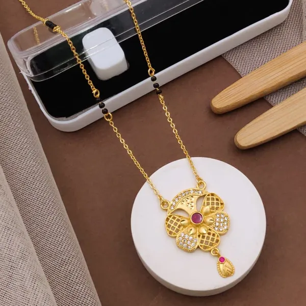 Gold_Micro_Gold_Plated_Delicate_Chain_and_Diamond_Pendant_Set_For_women