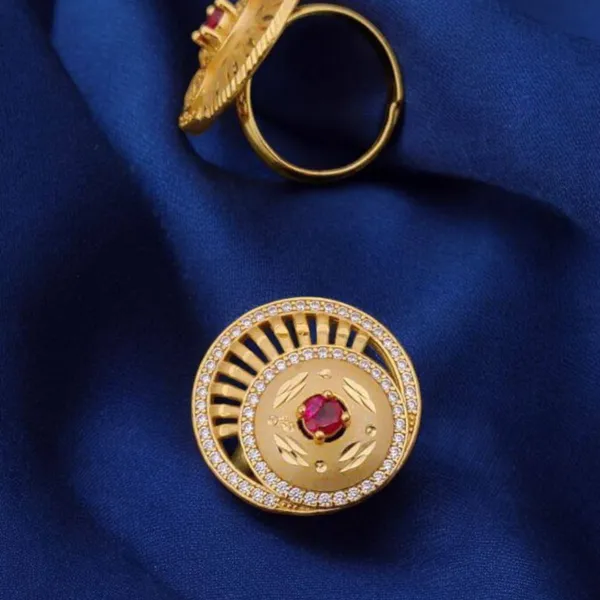 Gold_Dazzling_Adjustable_Diamond_Ring_Anti-Tarnish_&_Perfect_for_Gifting_For_women