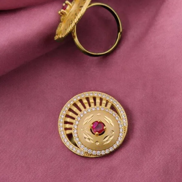 Gold_Dazzling_Adjustable_Diamond_Ring_Anti-Tarnish_&_Perfect_for_Gifting_For_women