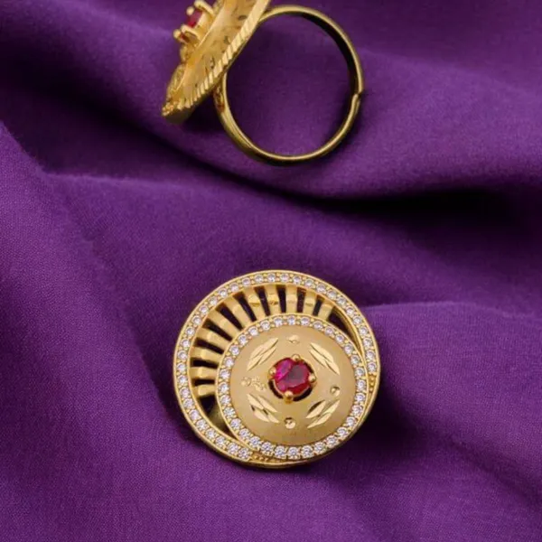 Gold_Dazzling_Adjustable_Diamond_Ring_Anti-Tarnish_&_Perfect_for_Gifting_For_women