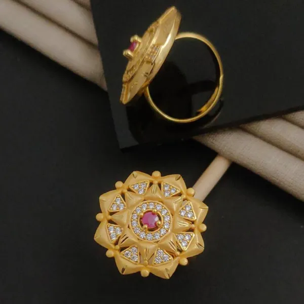 Gold_Dazzling_Adjustable_Diamond_Ring_Anti-Tarnish_&_Perfect_for_Gifting_For_women