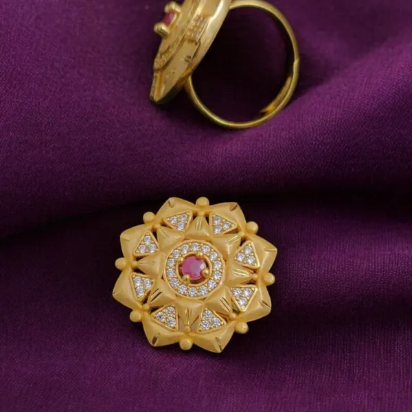 Gold_Dazzling_Adjustable_Diamond_Ring_Anti-Tarnish_&_Perfect_for_Gifting_For_women