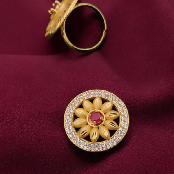 Gold_Dazzling_Adjustable_Diamond_Ring_Anti-Tarnish_&_Perfect_for_Gifting_For_women