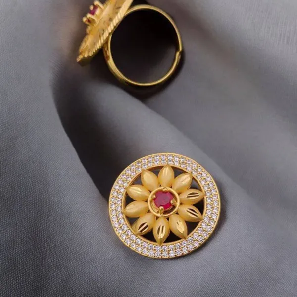 Gold_Dazzling_Adjustable_Diamond_Ring_Anti-Tarnish_&_Perfect_for_Gifting_For_women