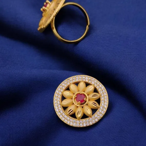 Gold_Dazzling_Adjustable_Diamond_Ring_Anti-Tarnish_&_Perfect_for_Gifting_For_women