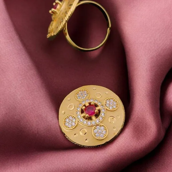 Gold_Dazzling_Adjustable_Diamond_Ring_Anti-Tarnish_&_Perfect_for_Gifting_For_women