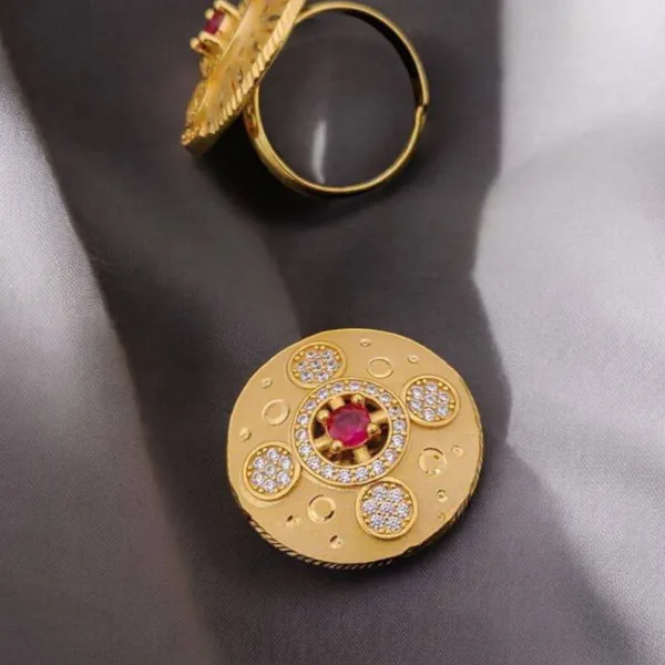 Gold_Dazzling_Adjustable_Diamond_Ring_Anti-Tarnish_&_Perfect_for_Gifting_For_women