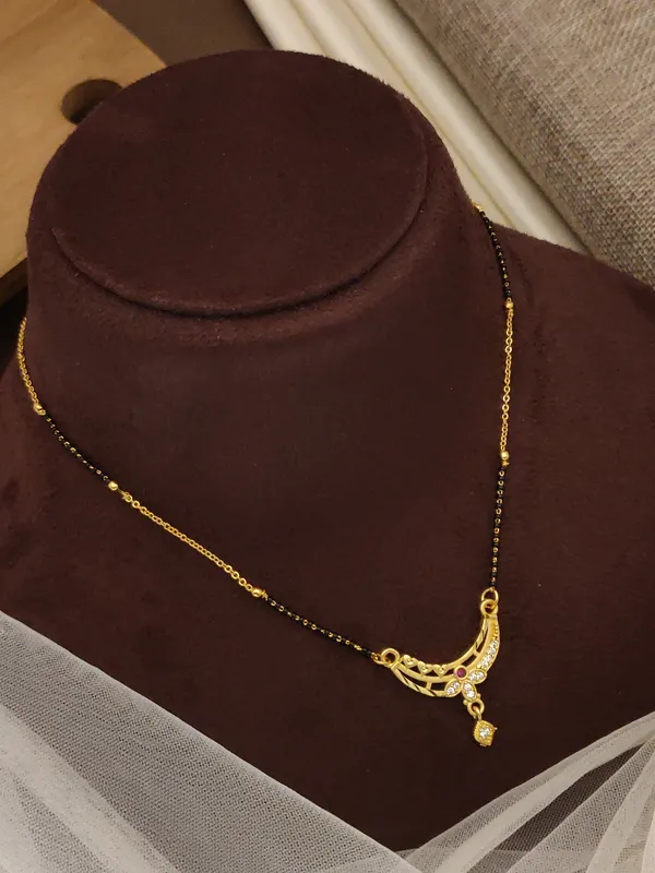 Siya_Designer_Rose_Gold_Plate_Mangalsutra_For_women