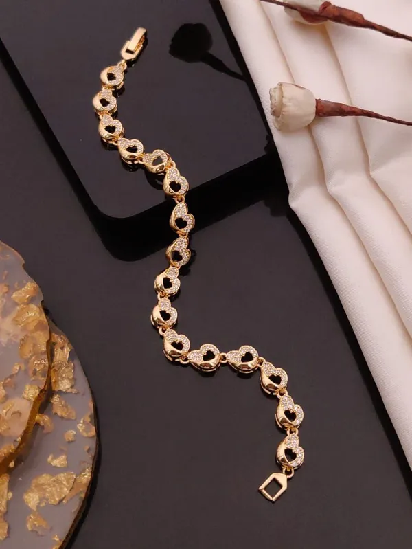 Gold_Elegant_Rose_Gold_Plated_Daily_Wear_AD_Bracelet_For_women