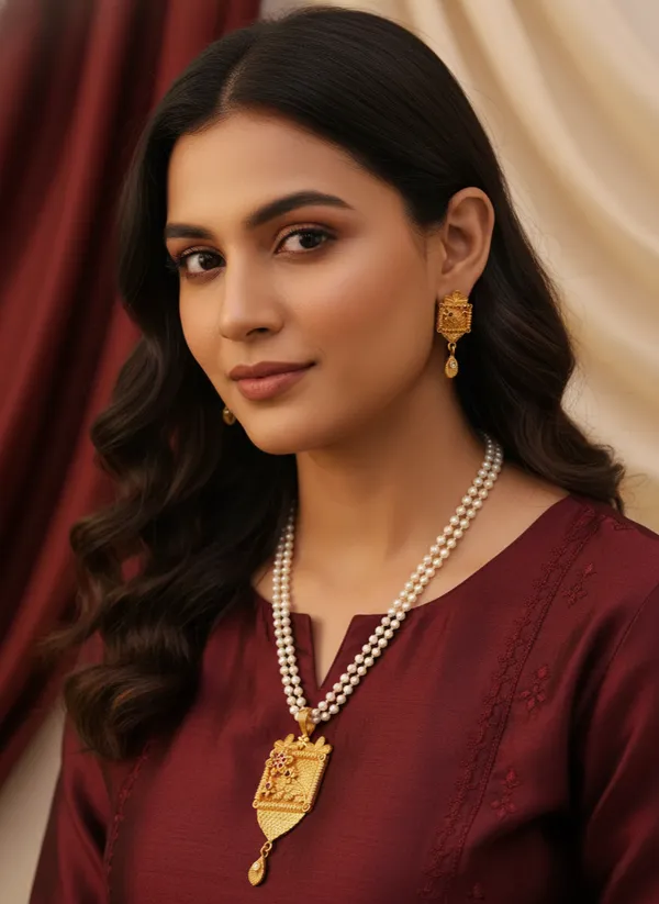 Pearl_Mala_Necklace_Set_with_Kundan-Style_Pendant_&_Earrings