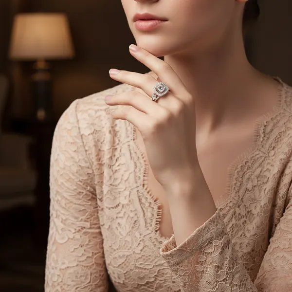 Silver_Dazzling_Adjustable_Diamond_Ring_Anti-Tarnish_&_Perfect_for_Gifting_For_women