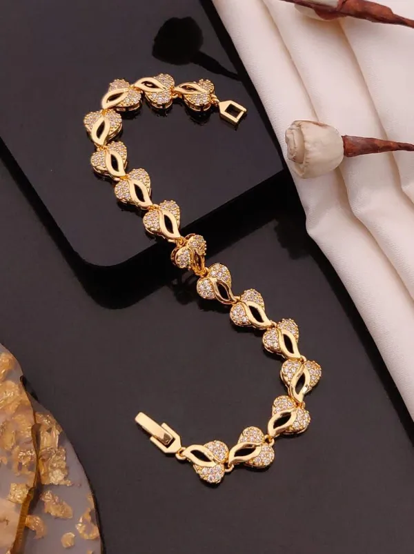 Gold_Elegant_Rose_Gold_Plated_Daily_Wear_AD_Bracelet_For_women