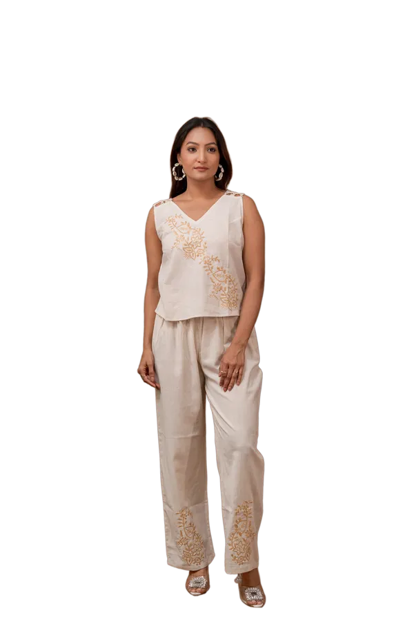 Beige_Sleeveless_(Coord_Set)_for_Women