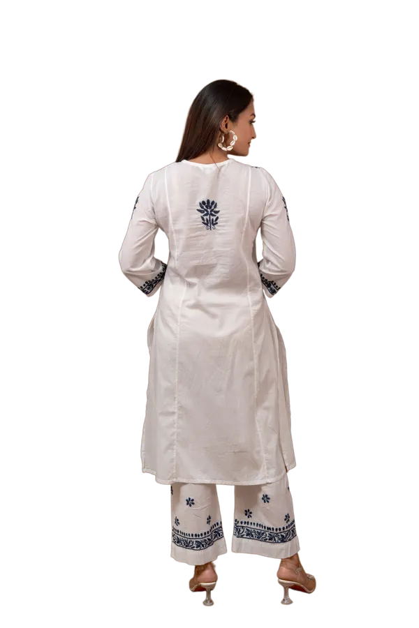 Blue-White_Chikankari_Kurti_for_Women
