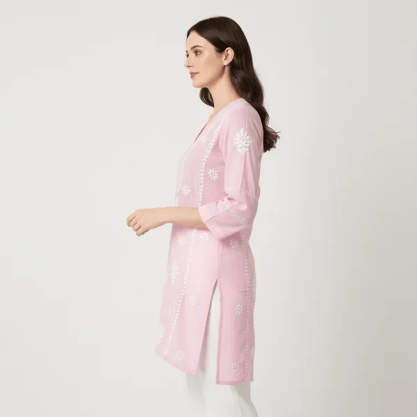 Light_Pink_Chikankari_Kurti_for_Women