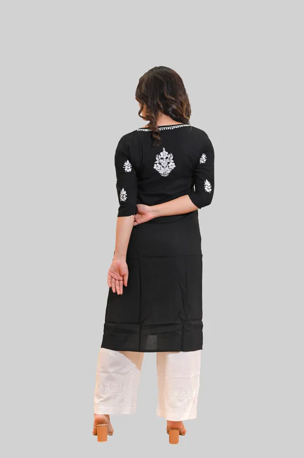 Black_Chikankari_Kurti_for_Women