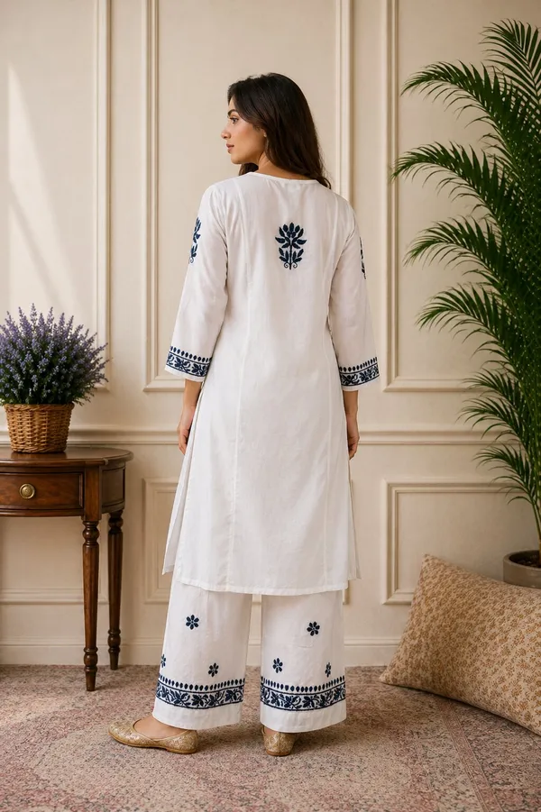 Blue-White_Chikankari_(Set)_for_Women