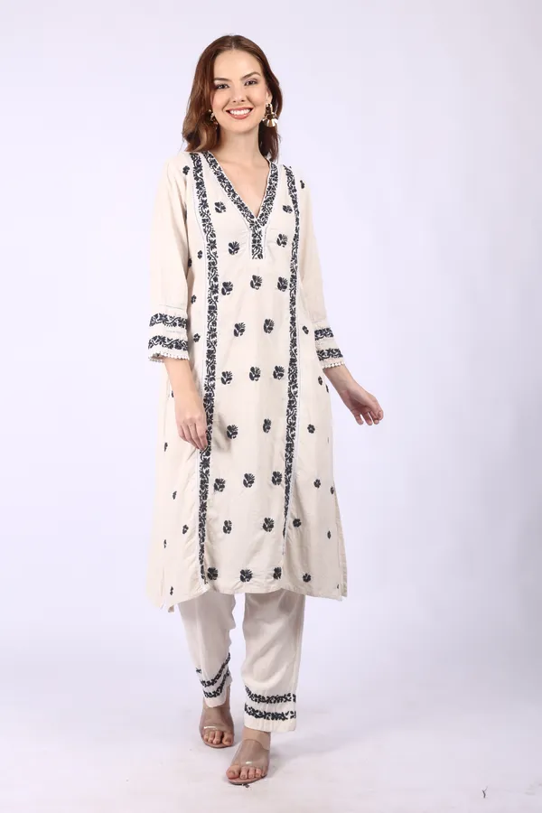 Natural_Cotton_Flex_Chikankari_Long_Set_For_Women