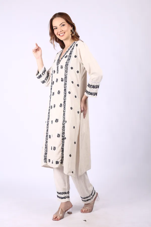 Natural_Cotton_Flex_Chikankari_Long_Set_For_Women