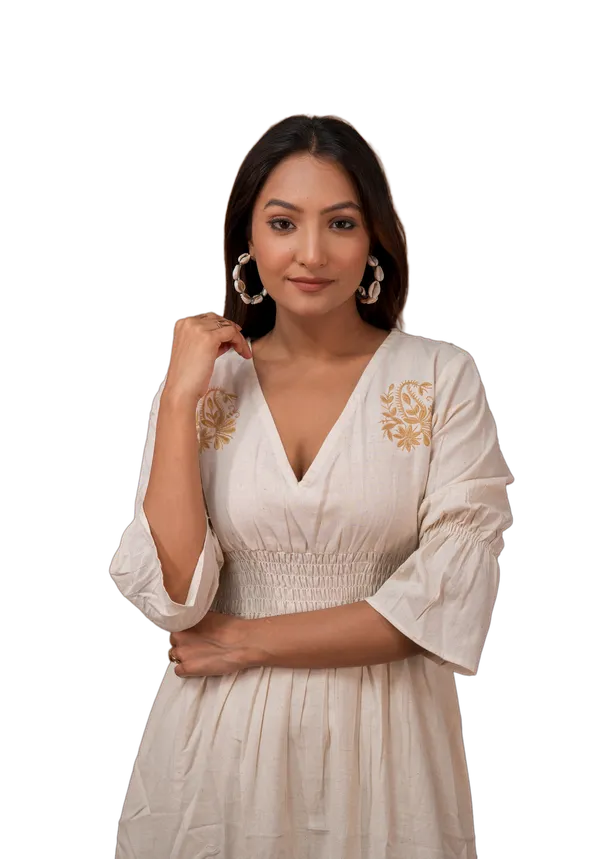 Beige_Anarkali_Kurti_for_Women