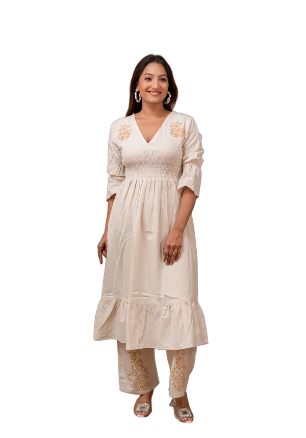 Beige_Anarkali_Kurti_for_Women