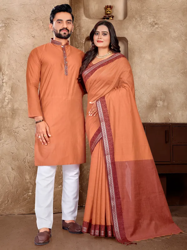 Couple_Combo_Saree_and_Kurta_Set