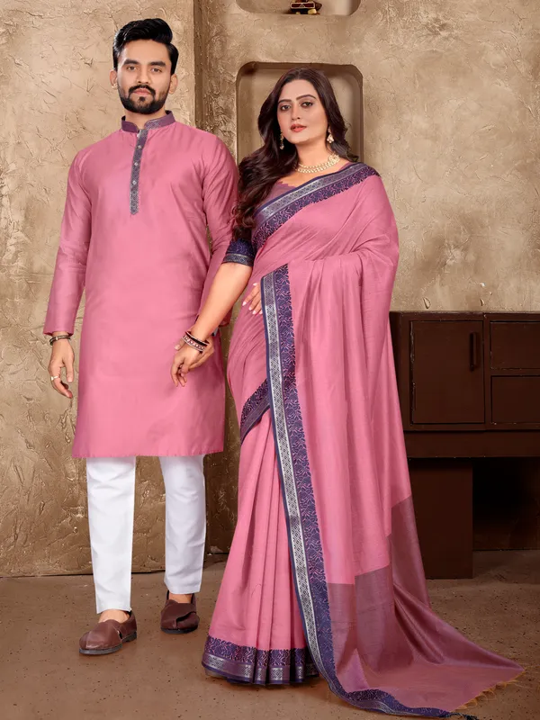 Couple_Combo_Saree_and_Kurta_Set