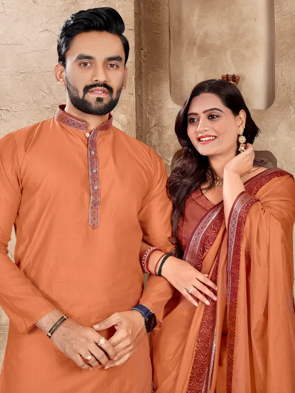 Couple_Combo_Saree_and_Kurta_Set