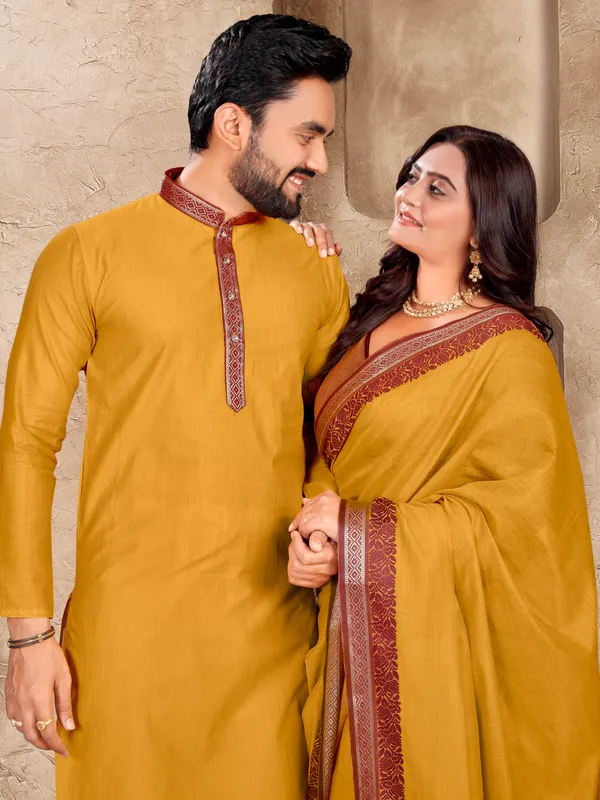 Couple_Combo:_Saree_and_Kurta_Set