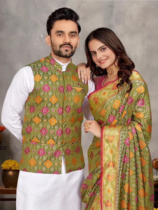 Men's_Kurta__Koti_&_Women_Saree