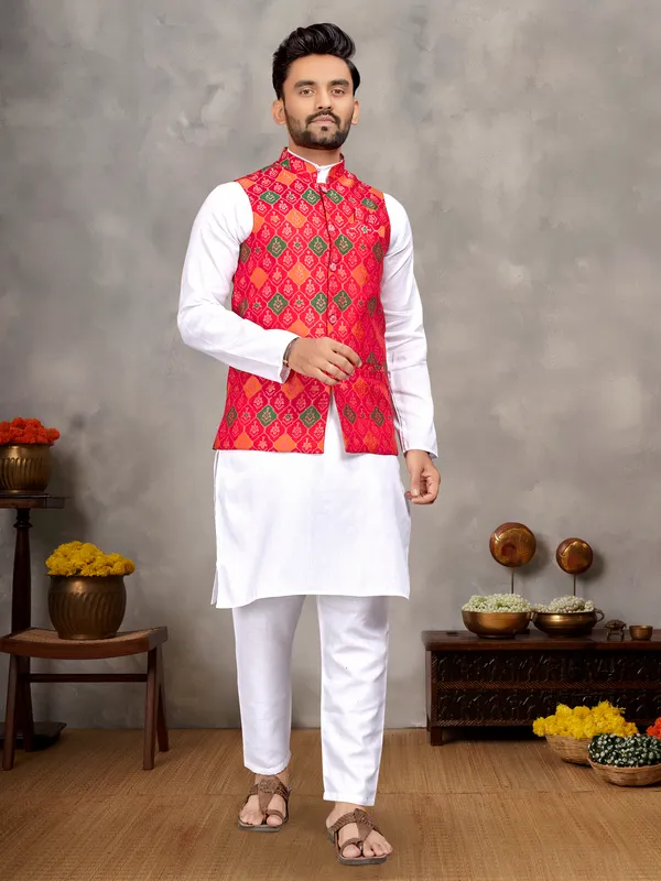 Men's_Kurta_+_Koti_&_Women_Saree