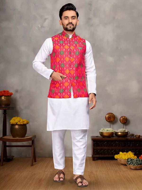 Men's_Kurta_+_Koti_&_Women_Saree