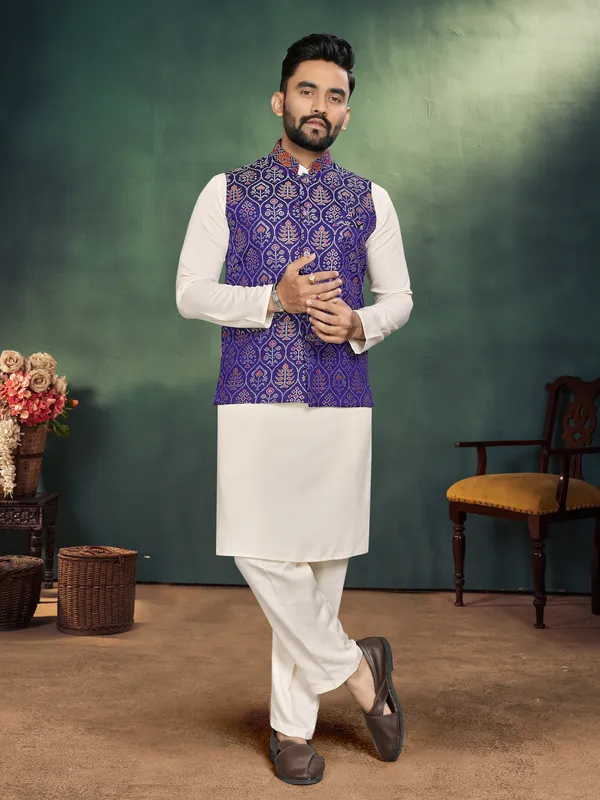 Men's_Kurta_+_Koti_&_Women_Saree_