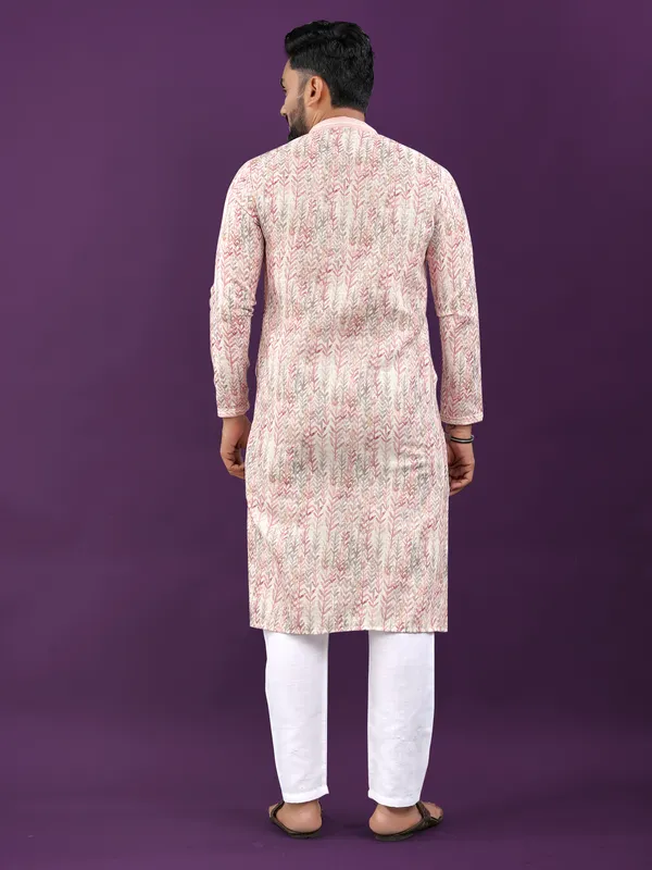 Multicolor_Polyester_Printed_Kurta_For_Men