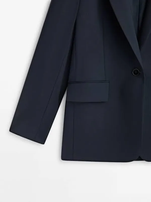 Dark_Navy_Blue_Cotton_Blazer_For_Mens