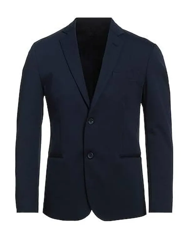 Dark_Navy_Blue_Cotton_Blazer_For_Mens