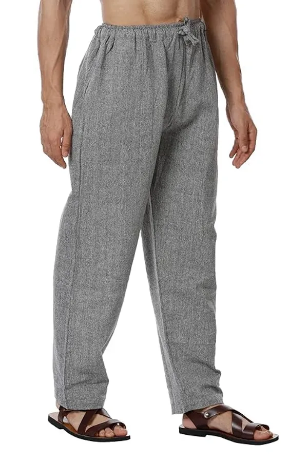 Grey_Cotton_Premium_Pyjama_For_Unisex