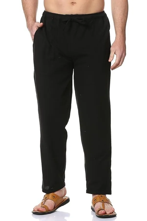 Black_Cotton_Premium_Pyjama_For_Men