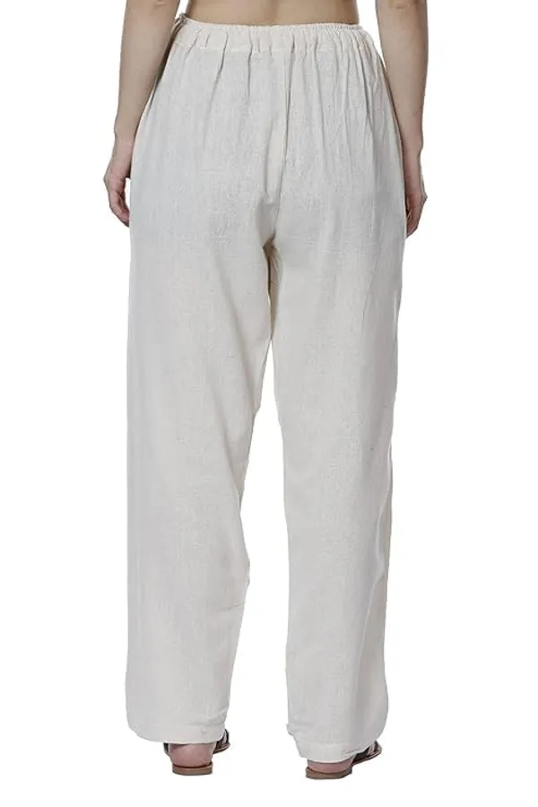 Cream_Cotton_Premium_Pyjama_For_Women