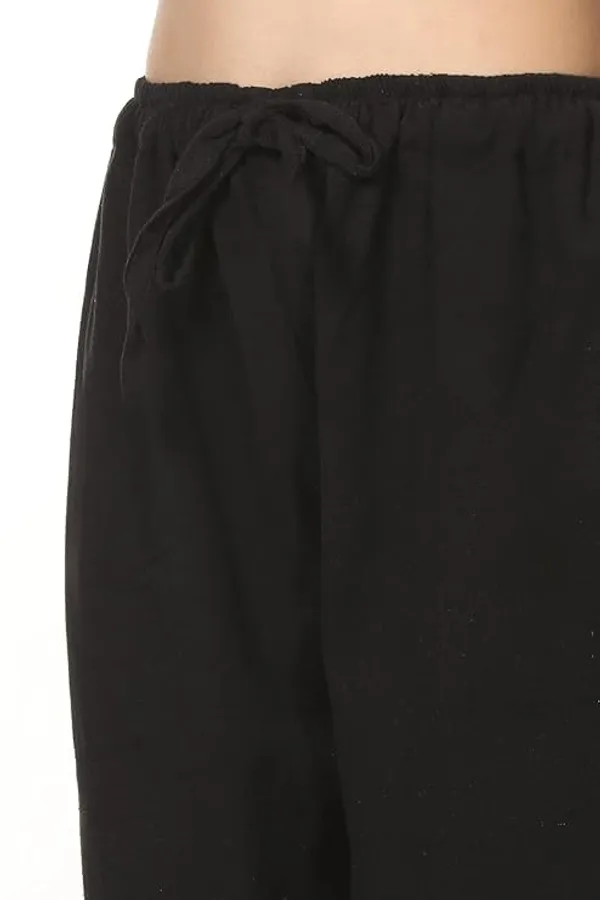 Black_Cotton_Premium_Pyjama_For_Women