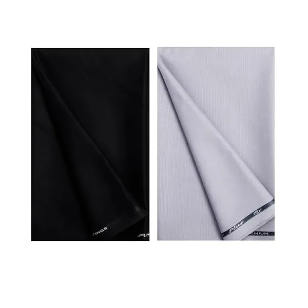 Light_Grey_And_Black_Cotton_Unstitched_Trouser_Fabric_For_Mens