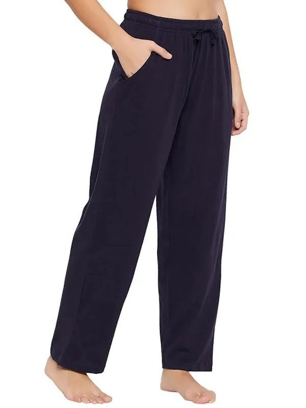 Blue_Cotton_Premium_Pyjama_For_Women