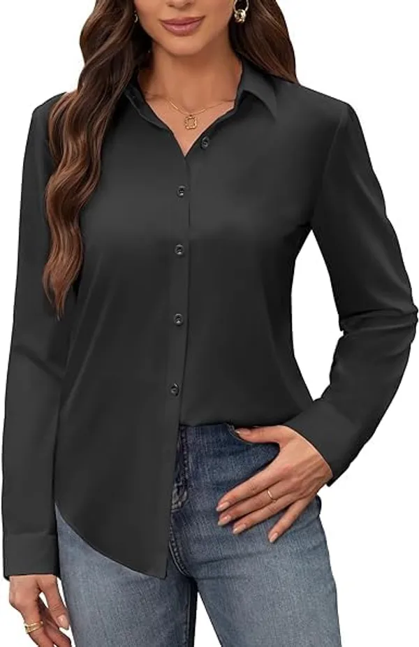 Black_Cotton_Formal_Shirt_For_Womens
