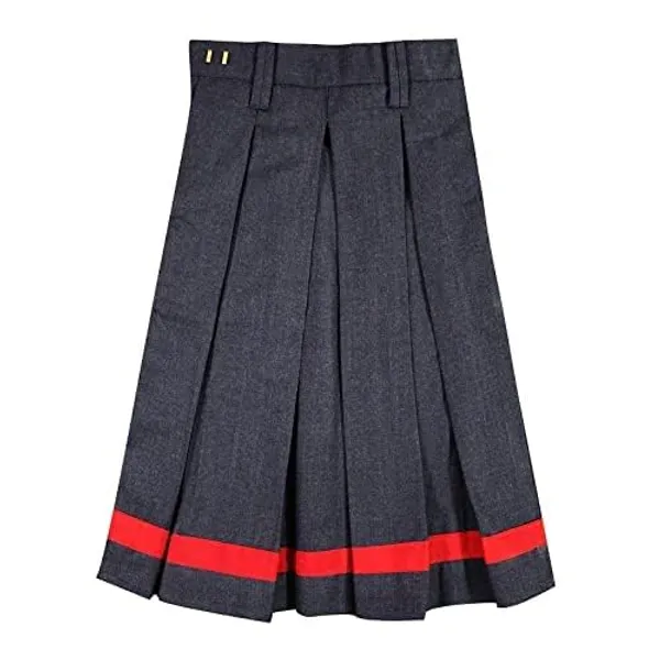 Worsted_Gray_Winter_Cotton_School_Uniform_Skirt_For_Girls