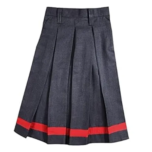 Worsted_Gray_Winter_Cotton_School_Uniform_Skirt_For_Girls