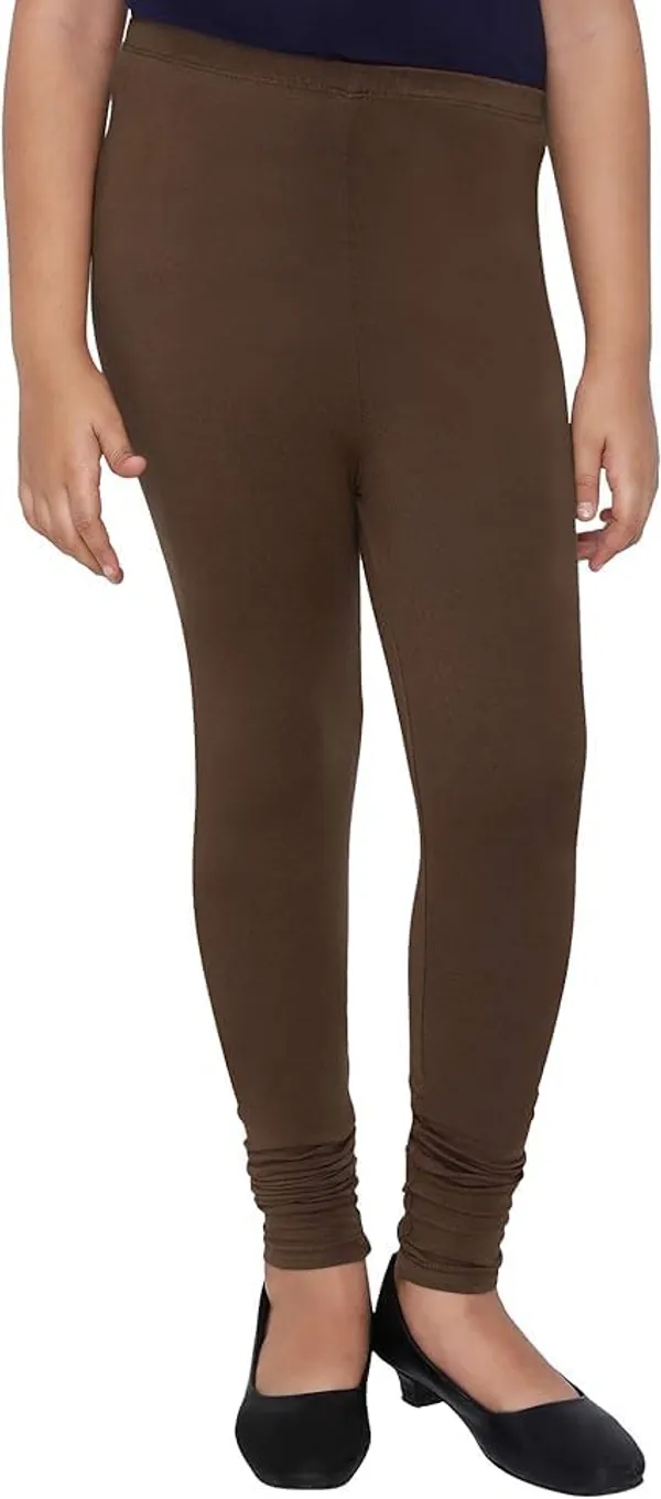 Brown_Cotton_Churidar_Leggings_For_Girls
