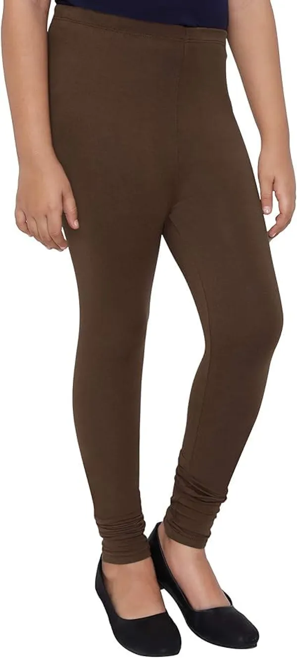 Brown_Cotton_Churidar_Leggings_For_Girls